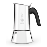 (READY STOCK) Bialetti 0007254/CN Venus Induction Coffee Maker, 4 Cups, Silver