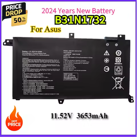 B31N1732 Laptop Battery For Asus VivoBook X430UN X430UA X430FA X430UF X430FN S14 S430FA S430FN S430U