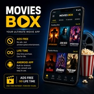 Movies Box Entertainment App for Android TV & Mobile | Lifetime Access | HD Quality