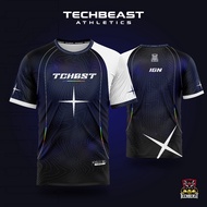 Techbeast Cosmos Esports Jersey T-shirt Full Sublimation ( CUSTOM TEAM NAME + IGN )