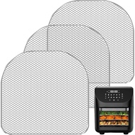 Rak Air Fryer untuk Oven, 3 PCS Aksesori Oven Air Fryer Rak Dehidrator Pengganti Rak Penyejuk untuk 
