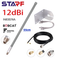 ◑12 DBi Helium Miners Antenna Fiberglass Outdoor Antenna For RAK Nebra Bobcat 300 MNTD HNT Miner 868