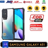 Hardcase Samsung Galaxy A51 Softcase Armor Casing Transparent Clear Crack Samsung Galaxy A51 Case Bu