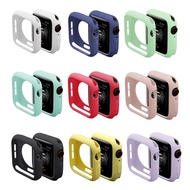 Apple Watch Series 7 Cases 41mm   Silicone Full Protection Shell - Soft Silicone Case - Aliexpress