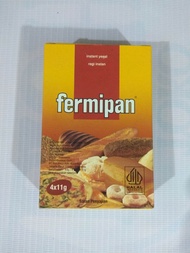 Fermipan ragi instan 1 box Isi 4x11g bahan pembuatan roti dan kue halal