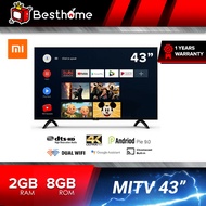 Preinstall APP Xiaomi TV 32Inch 43Inch LED MI TV 4A Smart Android TV 1366 x 768 HD 10W Speaker+5GWif