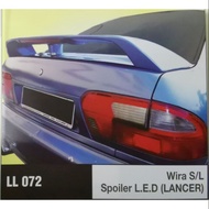 Wira Sedan Lancer (LL072) Spoiler + LED light - without paint