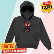 Miles Morales Spiderman Kids Hoodie Boys & Girls Jacket/