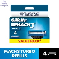 Gillette Mach 3 Turbo Razor Cartridges 4s / Gillette Mach 3 Turbo Razor Cartridges 8s