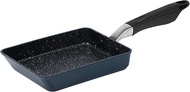 Pearl Metal AZ-5613 Egg Grilled with Border, Durable, Marble Processing, Non-Stick Egg, 5.1 x 7.1 in
