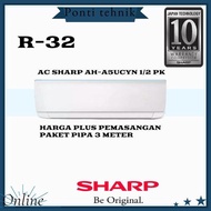 Ac Sharp Ah-A5Ucyn 0.5 Pk Plus Pemasangan