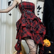 Female Halloween Irregular Gothic Dress