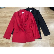 Genuine WEST fabric blazer in 2 COLORS