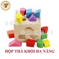 Wooden block drop box educational toys help children develop thinking and creativity Safe wooden toy