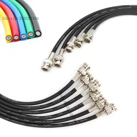 Camera Monitor HD SDI Video Coaxial Cable Original CANARE LV-61S 75ohm Right Angle to Straight BNC 3