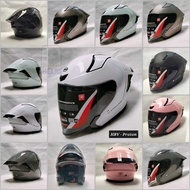Hrv Proton HRV Proton helmet, double visor and single visor, SNI quality with modern color and desig