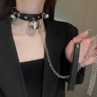 Bell Collar Female Neck Necklace Sexy Collar Chain Collar choker Male Necklace Sexy Collarbone Chain
