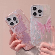 Luxury Fashion ins Butterfly Casing Realme 12 11 5G C3 C2 C1 7 2 Pro 8i 8 6i 6 5S 5i 5 4G A1K Narzo 