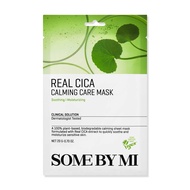 SOME BY MI Real Cica Calming Care Mask - Pack of 10 - Made from Real Cica for Sensitive Skin - Daily
