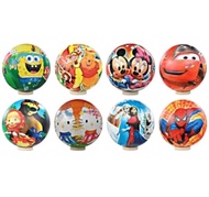BOLA KARET KARAKTER ANAK BESAR / BOLA MAINAN KARET ANAK JUMBO