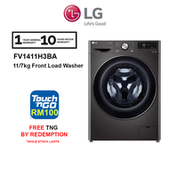 LG 11/7kg Front Load Washer Dryer FV1411H3BA / 13/8kg FV1413H2BA with AI Direct Drive and Steam Inve
