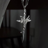 【Ready Stock】 [1199 People] Butterfly Sword Length Adjustable Necklace [1199 People] Butterfly Sword