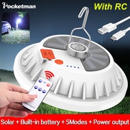 100W Solar Power Bulb Light 30/60/100 LED Solar Light USB Charging Bulb Lamp Waterproof Lighting For