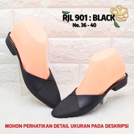 ✨ COD ✔️ SENDAL WANITA HYS 901 LANCIP SANDAL SLOP JELLY MOTIF MIX POLOS GARIS LENTUR ANTI SLIP