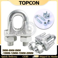 3mm - 20mm Galvanized Steel Wire Rope Clip GI Cable U Clamp Wire Rope Card Wire Rope Clamps 1PC
