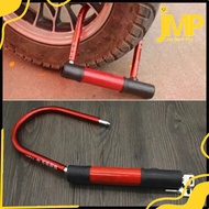 JMP - Large Bicycle and Motorcycle Padlock Motorcycle U Lock Motorcycle Padlock U-Shaped Anti-Theft 