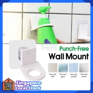 Shampoo Bottle Holder Wall Mounted Shelves Hanger No Drilling Sticky Strong Hooks Suction Cup Shower Hand Soap Bottle Bathroom Organizer