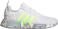 adidas NMD_R1 Shoes Men's, Cloud White/Solar Yellow/Cloud White, 8.5 US