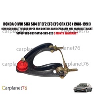 HONDA CIVIC SH3 SH4 EF EF2 EF3 EF9 CRX EF8 1988-1991 DEPAN FRONT UPPER CONTROL ARM KIRI KANAN