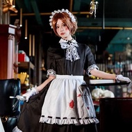 ผู้หญิงชุดแม่บ้าน COSPLAY เสื้อผ้า Blood Tie สีดํา Executioner ฤดูร้อน Sherbetty อะนิเมะคอสเพลย์เครื