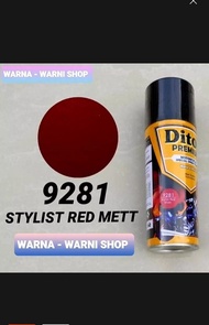 Pilox CAT SEMPROT DITON PREMIUM stylist red mett 400ml CAT MERAH METALIC METALLIK CAT MERAH DOFF PCX