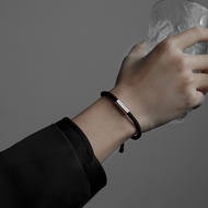 Gelang asal lelaki bergaya bergaya tenunan tangan peribadi tali tangan lelaki reka bentuk khusus bar