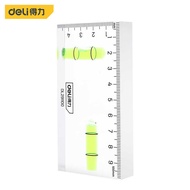 Deli Tool DL291100Spirit Level 100mm Transparent Acrylic Spirit Level Spirit Level Mini Portable
