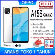 OPPO A15s HP RAM 6/128GB GARANSI TOKO 1 TAHUN ORIGINAL BARU HANDPHONE