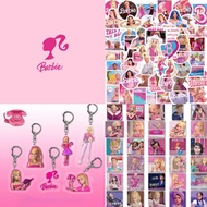 60pcs/set Barbie Live Movie Stickers Funny Expression Pack Laptop Luggage Helmet Decorative Sticker Cute Barbiestyle Keychain Bag Pendant