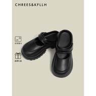 crocs crocs woman Comfortable Mary Jane Thick-Sole Slippers with Toe Cover - Stylish Summer Shoes fo