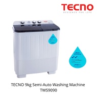 TECNO 9kg Semi-Auto Washing Machine TWS9090