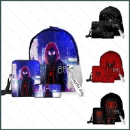 YT3 SpiderMan No Way Home Kids Backpack Student School Bag Shoulder Bag Pencil case pouch Three-piece Suit Gift For Kid