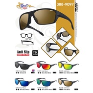 Ideal Sport Wrap Fashion Sunglass Model 9097 with Anti Slip Rubber Nose Pad/HD Polarized/100% UV Pro