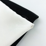 Glued Fabric (Fusible Web) Lining Easy To Iron Convenient Use Available In White And Black 1 Yard Of