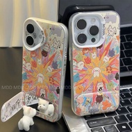 Cartoon Animal Fireworks Mirror Case for OPPO Reno 14 13 12 11 10 Pro 8 6 A5X A60 A3 A3X A58 A38 A18