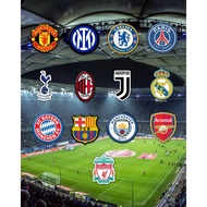 Acrylic Football Club Pin Enamel Pin Style Accessories Outfit Bag, Manchester, Barcelona, Madrid, Ba