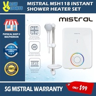 Mistral Instant Water Heater Shower Heater Set MSH118 Mimica Series