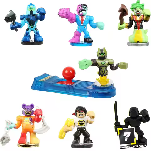 Legends of Akedo Can Choose Style 3 Inch Tall Battling Warrior Action Figures Collection Toys Boys B