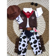Cowboy Costume Set for Boys and Girls Children's Cowboy Costume/ Phootoshoot Baby Costume
