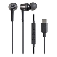 Audio-Technica ATH-CKD3C BK In-Ear Headphones with Microphone USB Type-C Wired 1.2